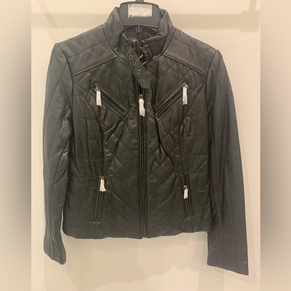 NEW Neiman Marcus Exclusive 100% Leather Jacket